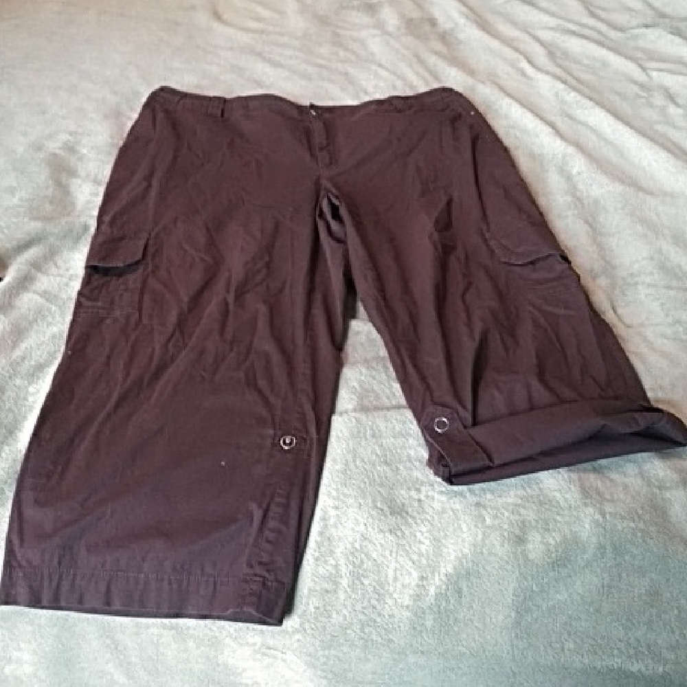 Chico's Dark Brown Cargo Pants